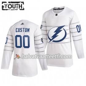Lasten NHL Tampa Bay Lightning Pelipaita Custom Valkoinen 2020 NHL All-Star Adidas Authentic 
